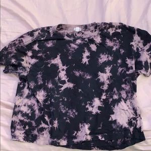 Garage bleach dye tee